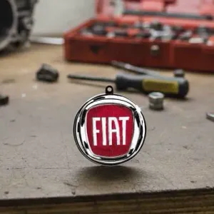 Fiat Logo Keychain – Multi-Color / Single Color Option