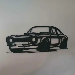 Classic Ford RS Wireframe Wall Art