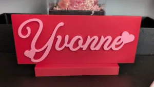 Yvonne Nameplate