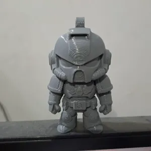 Alpha Legion Chibi using keychain , fridge magnet