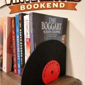 Vinyl record bookend great gift for any collector