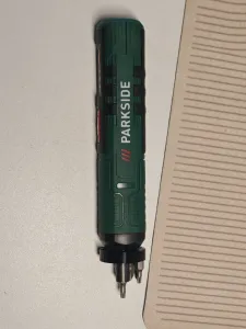 parkside 4v cordless screwdriver bit holder