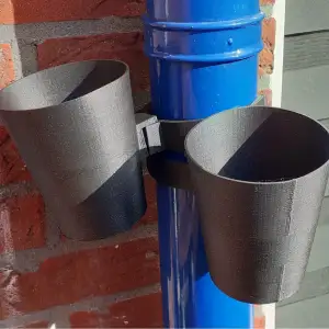 drainpipe flower pot