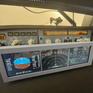 Airbus DISPLAY COCKPIT PANEL 8,8 XPLANE MSFS SIMulator