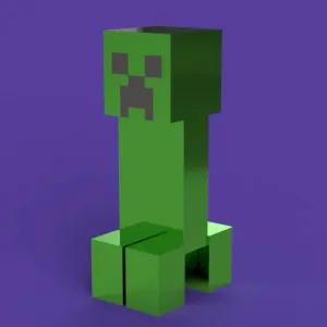 Minecraft Creeper / Creeper de Minecraft – 3D Printable Snap