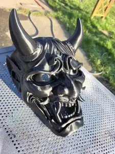 Traditional Japanese Oni Mask