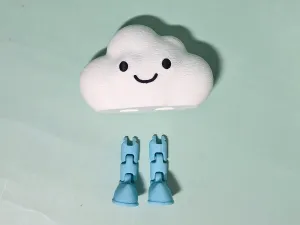 Cloud pendant with legs带腿的云挂件