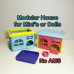 Modular Mini's or doll house (no supports)