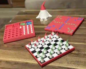 BOARD GAME COLLECTION WITH SWEET CHRISTMAS GNOMES (K2 Plus)