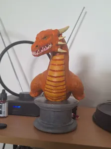 Arokh the dragon bust from Drakan: The Ancient's Gates