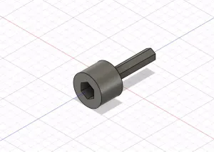 Hex Shank to 9mm Socket Adapter for Drill