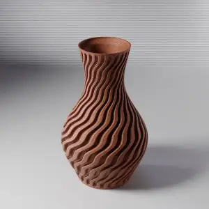 VASE 0097 C - CLASSIC ZIGZAG VASE