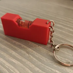 Mini spirit level keychain (bubble level)