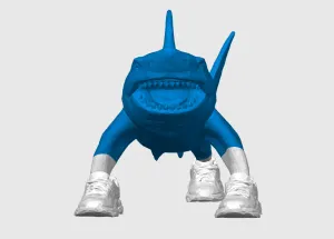 Flexi Shark Wearing Sneakers