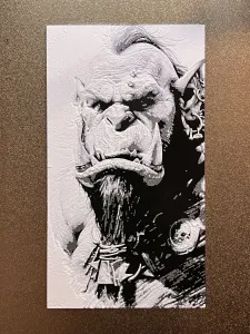 Wall Art Hueforge Orco_Warhammer_Front