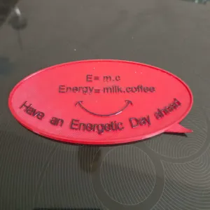 E=m.c'2 (m c square).