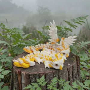 Glass Eye Baby Owl Dragon