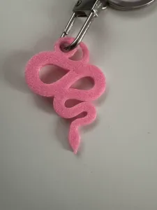 Elegant Snake Shape Keychain
