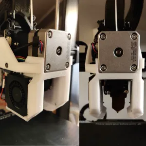Ender 3 V3 KE Hotend Fan Duct (generic & lighter)