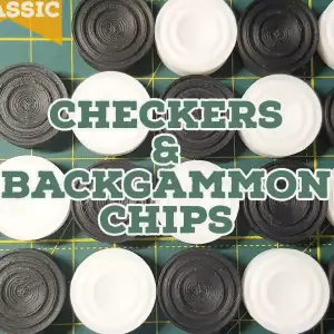 Checkers and Backgammon chips