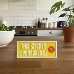 This kitchen sponsored by..
