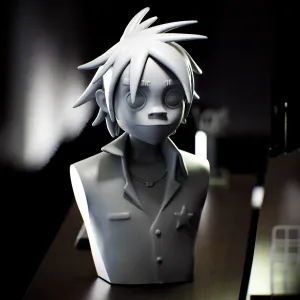 Gorillaz 2D Bust superplastic