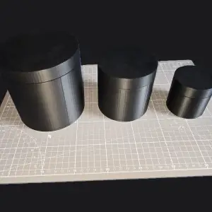 Can´s with Lid - perfect for storage, 3 sizes