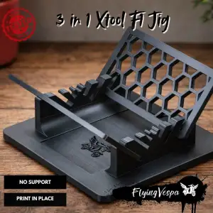 3 in 1 Xtool F1 Plate Bottle Glass Pen Business Card Jig
