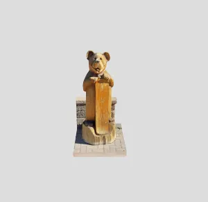 Big Bear Wooden Statue