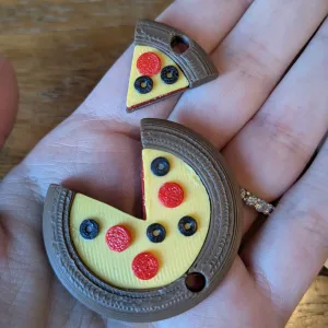 Pizza Charm Slice for Bracelets and Necklaces BFF