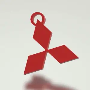 Mitsubishi Keychain