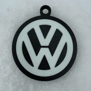 VW volkswagen logo on key, key ring