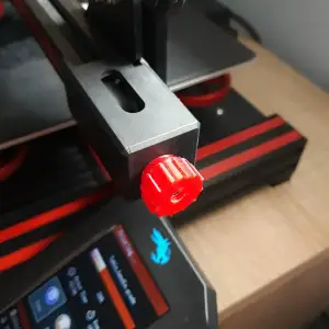 Belt tensioner knob
