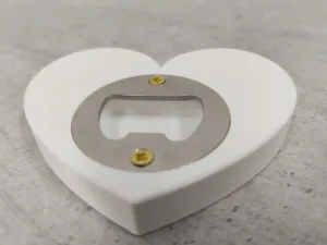 Heart bottle opener
