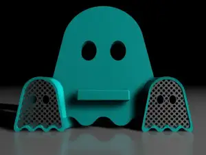 GhostlyVinyl - Phone amplifying dock