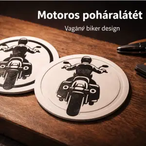 Motorcycle coaster – cool biker design