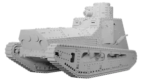 LK II Tank 28mm Scale