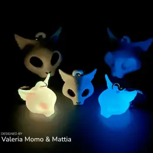 Skull Cat Keychain & Toy / different versions