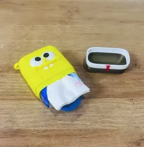 海绵宝宝纸巾盒