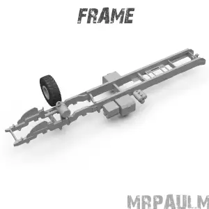 KAMAZ 6350 8x8: Frame