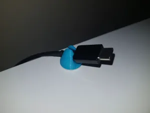 USB CABLE HOLDER FOR PHONE CHARGER