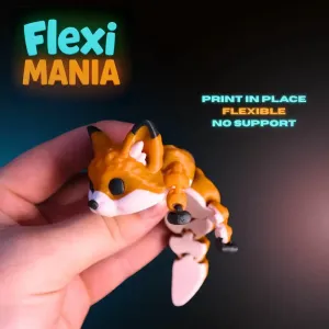Flexi Fox Fully Articulated Printable Animal Toy