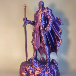 Epic Armored Warrior Statue