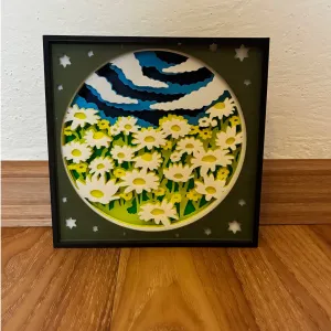 Spring shadow box