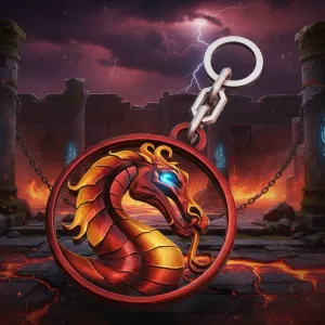 Llavero Mortal Kombat Logo