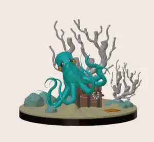 octopus treasure chest
