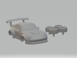 Porsche GT2 rwb - scale 1:64