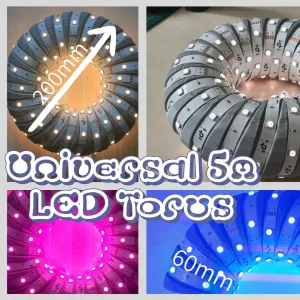 Universal Spiral LED Torus