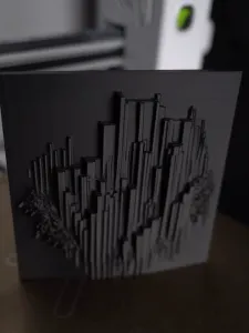 skyline wallart