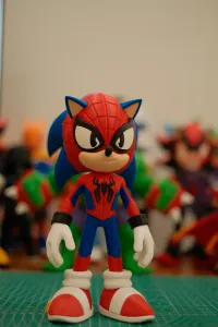 Spideronic _ Sonic X Spiderman (Multi Parts / No AMS / 3MF)